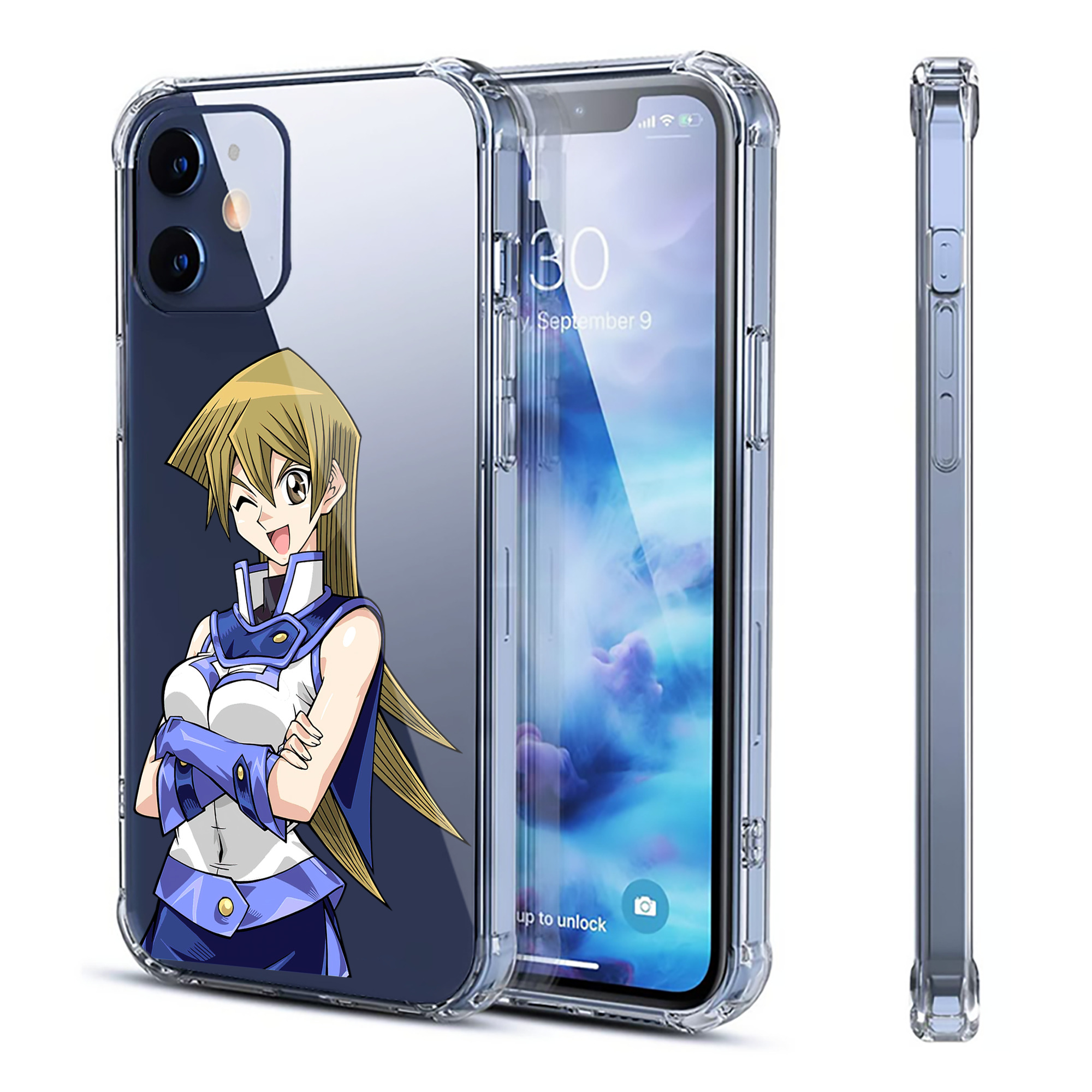 （画像用） 遊☆戯☆王 Yu-Gi-Oh! 【iPhone 12シリーズ対応】透明スマホケース（クリアソフトケース）